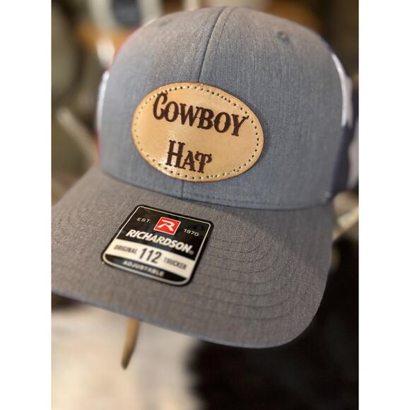 Richardson 112 Snapback Truck Cap with leather Patch - Picture 6 of 7